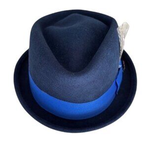 Stacy Adams Men's Wool Diamond Crown Fedora